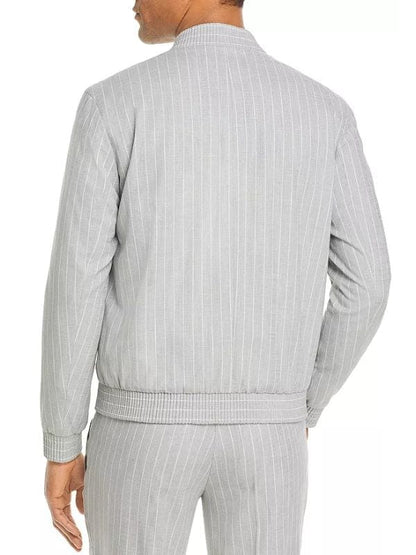 I Love That For You S01 Darcy Leeds Pinstriped Bomber Jacket