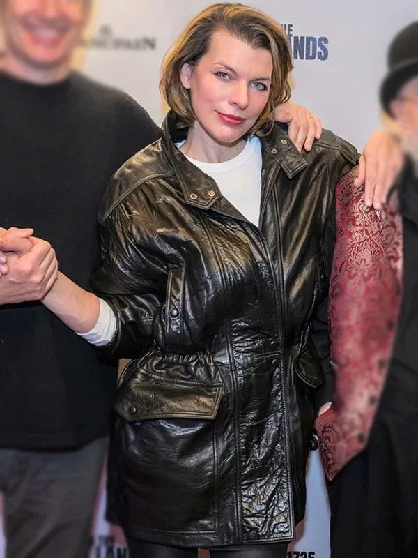 In The Lost Lands 2025 Milla Jovovich Leather Jacket In The Lost Lands 2025 Milla Jovovich Leather Jacket