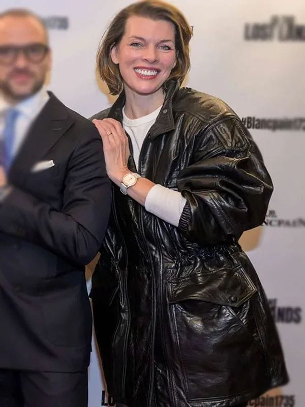 In The Lost Lands 2025 Milla Jovovich Leather Jacket In The Lost Lands 2025 Milla Jovovich Leather Jacket