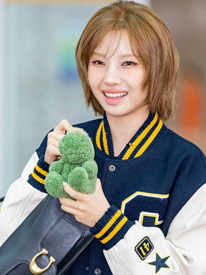 Incheon Airport 2026 Soyeon Varsity Jacket Blue