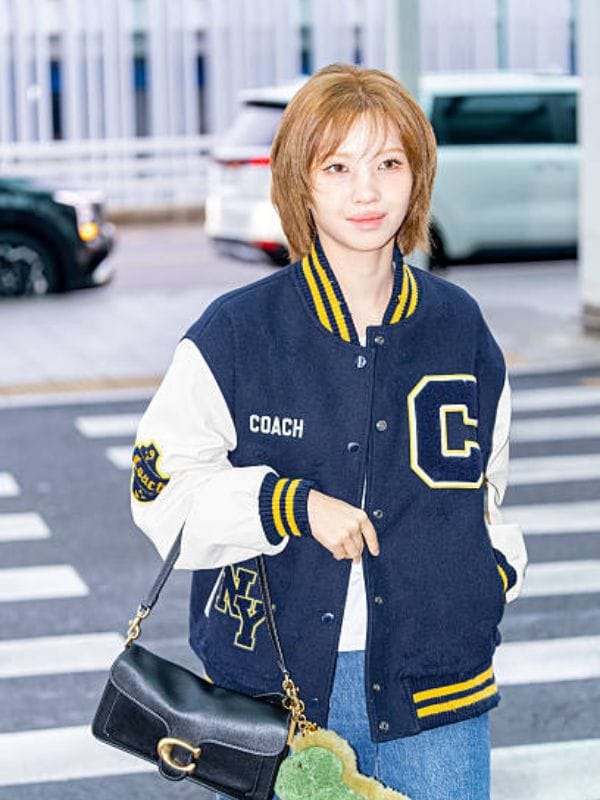 Incheon Airport 2026 Soyeon Varsity Jacket Blue