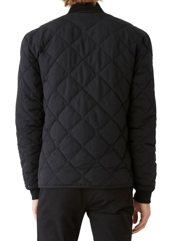 Invasion S03 Ashton Sanders Quilted Jacket Black