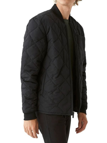 Invasion S03 Ashton Sanders Quilted Jacket Black