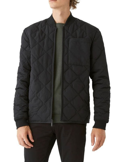 Invasion S03 Ashton Sanders Quilted Jacket Black