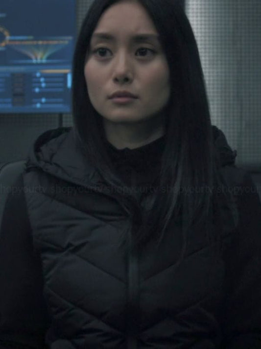 Invasion S03 Mitsuki Yamato Puffer Jacket Black