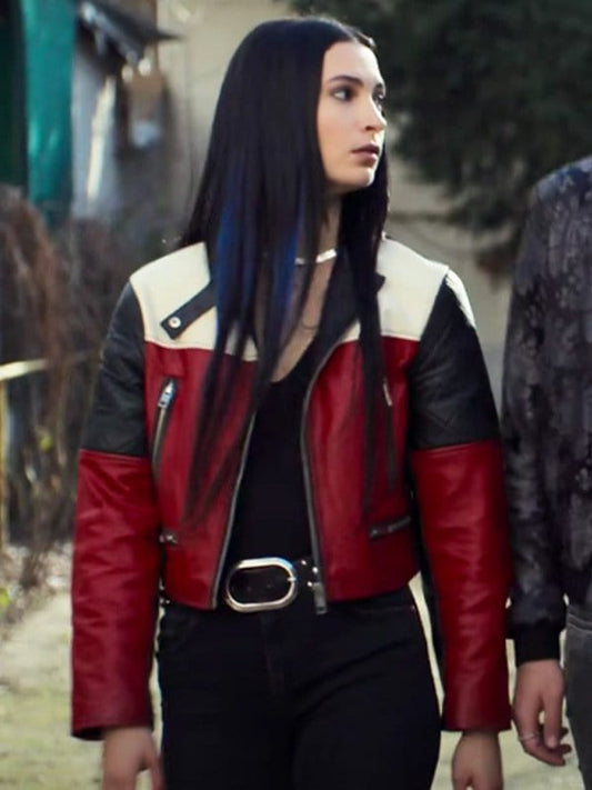 Irina Artenii Subteran S01 Cropped Leather Jacket