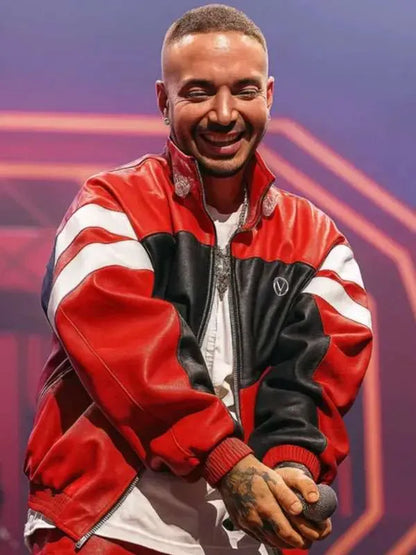 J Balvin MTV Awards 2025 Leather Jacket