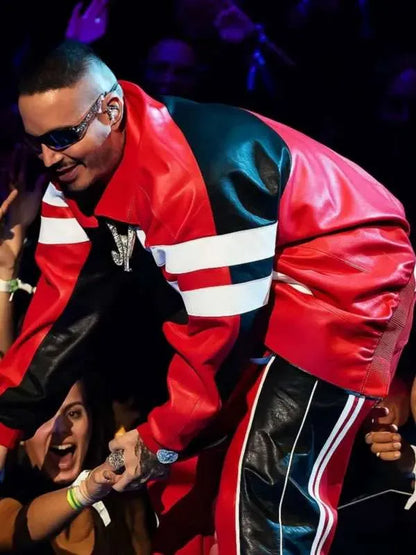 J Balvin MTV Awards 2025 Leather Jacket