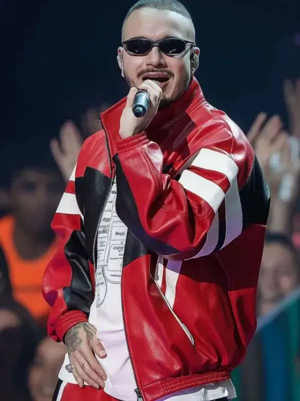 J Balvin MTV Awards 2025 Leather Jacket
