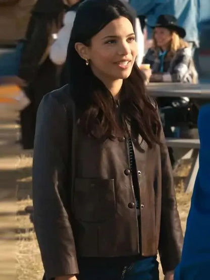 Jackie Howard My Life with the Walter Boys S02 Brown Jacket