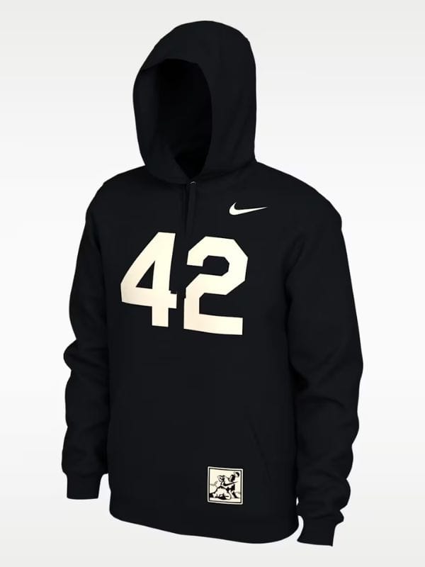 Jackie Robinson Sportswear Club Hoodie Black
