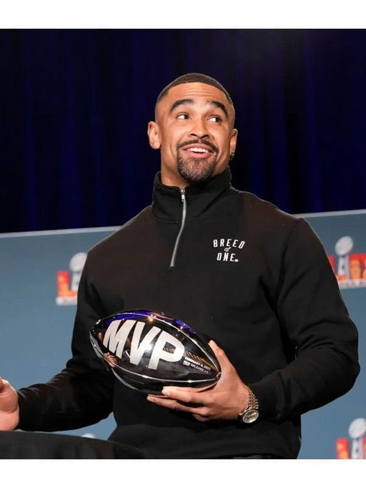 Jalen Hurts Super Bowl LIX MVP Breed Of One Jacket Black