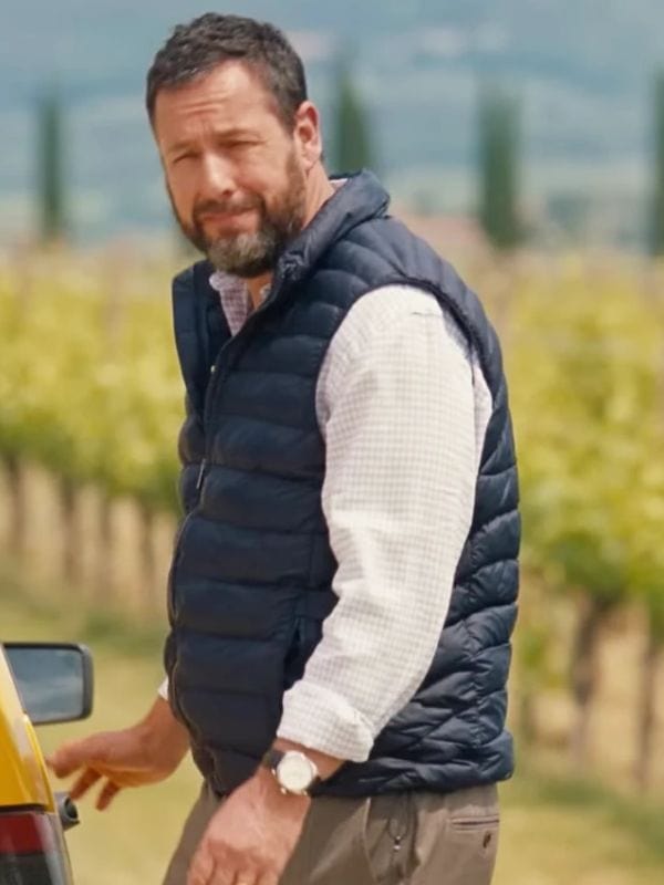 Jay Kelly Adam Sandler Puffer Vest