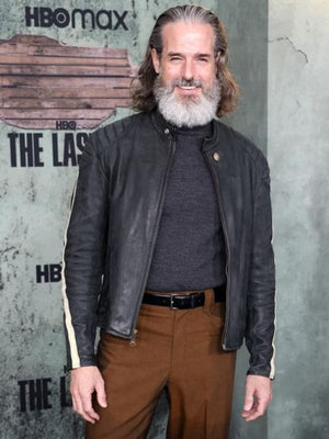Jeffrey Pierce The Last of Us Black Leather Jacket