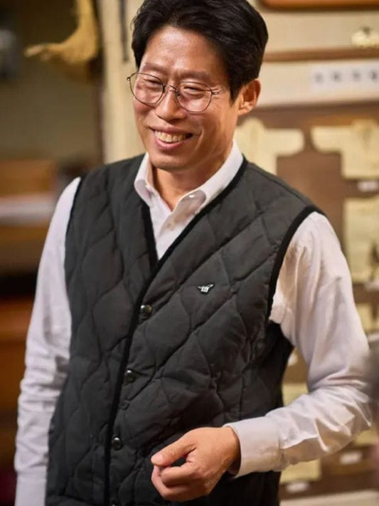 Jeon Jin Gi Exhuma 2024 Quilted Vest Jeon Jin Gi Exhuma 2024 Quilted Vest