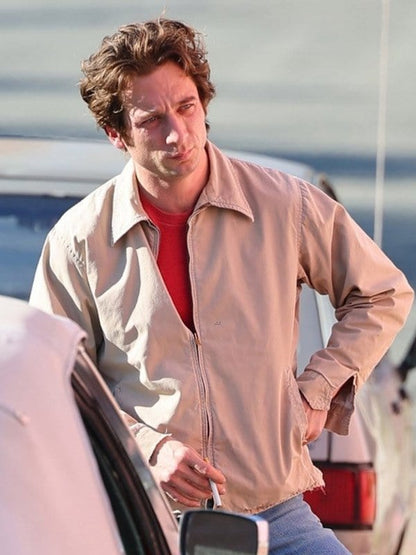 Jeremy Allen White Deliver Me From Nowhere Beige Jacket
