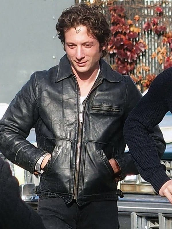 Jeremy Allen White Deliver Me From Nowhere Leather Jacket