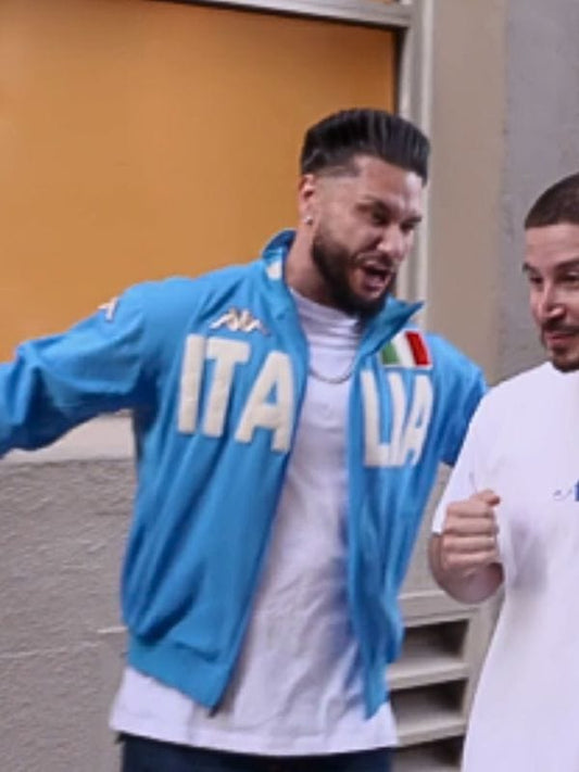 Jersey Shore Family Vacation S8 Pauly D Blue Italia Jacket