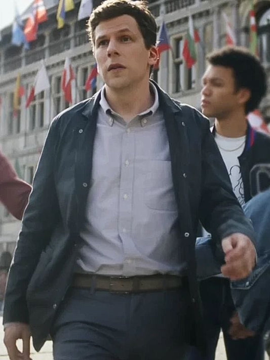 Jesse Eisenberg Now You See Me Now You Don’t 2025 Black Jacket