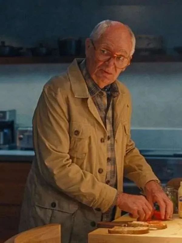 Jim Broadbent Jay Kelly 2025 Cotton Jacket