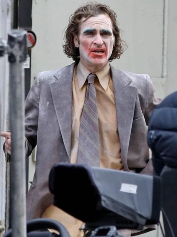 Joaquin Phoenix Joker Folie à Deux Grey Blazer