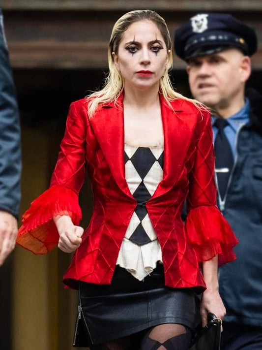 Joker 2 Harley Quinn Red Blazer Joker 2 Harley Quinn Red Blazer