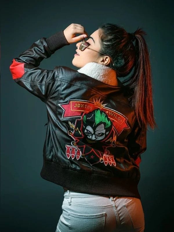 Jokers Wild Harley Quinn Bombshell Jacket Brown
