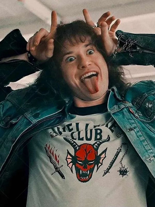 Joseph Quinn Stranger Things Demobat Slayer Vest Blue