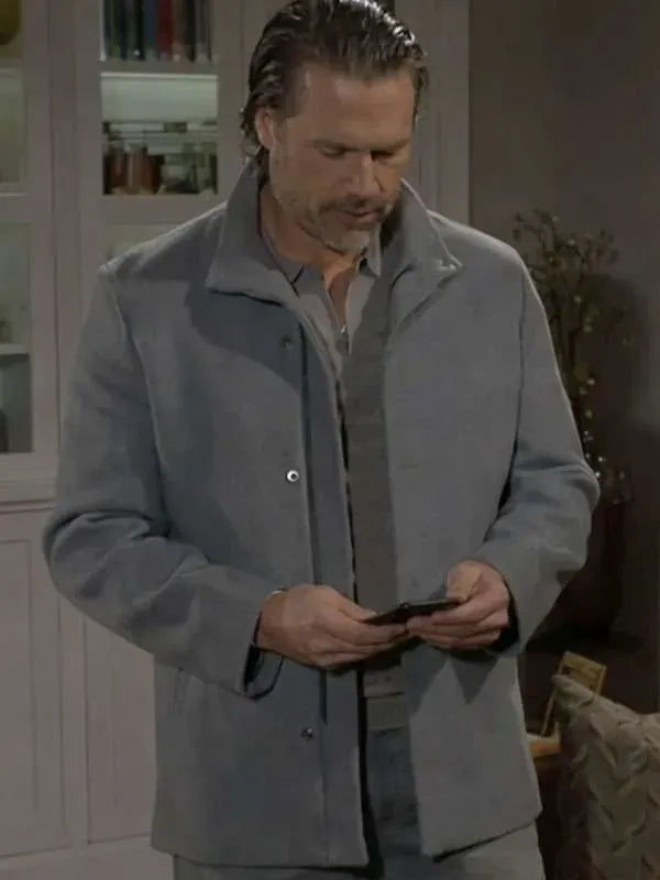 Joshua Morrow The Young And The Restless Grey Jacket