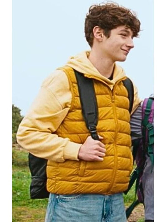 Journey to You Solal Bellaiche Yellow Puffer Vest Journey to You Solal Bellaiche Yellow Puffer Vest