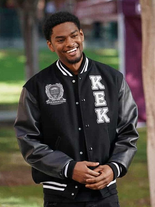 JR All American Homecoming S02 Black Varsity Jacket
