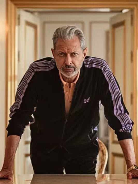 KAOS S01 Jeff Goldblum Black Tracksuit Zeus KAOS S01 Jeff Goldblum Black Tracksuit