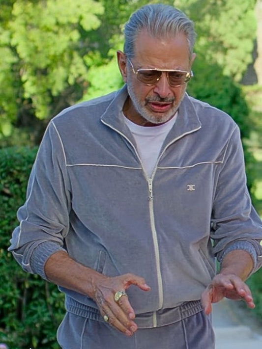 KAOS S01 Jeff Goldblum Grey Tracksuit Zeus KAOS S01 Jeff Goldblum Grey Tracksuit