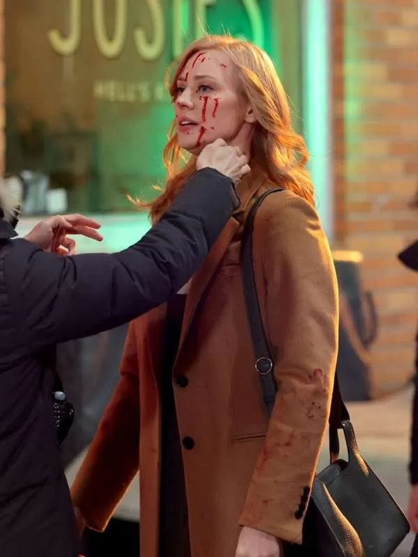 Karen Page Daredevil Born Again Brown Coat Karen Page Daredevil Born Again Brown Coat