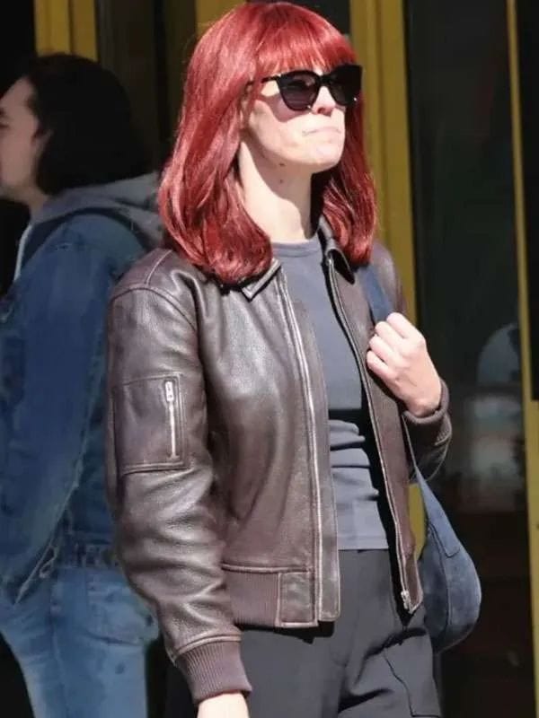 Karen Page Daredevil Born Again Brown Leather Jacket Karen Page Daredevil Born Again Brown Leather Jacket
