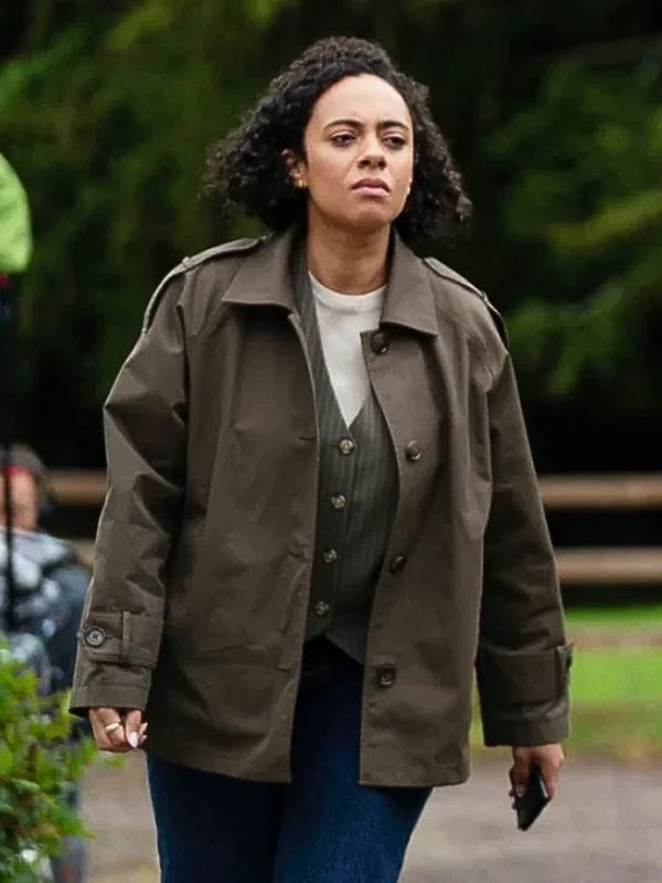 Karen Pirie S02 Saskia Ashdown Brown Coat - Shop Now