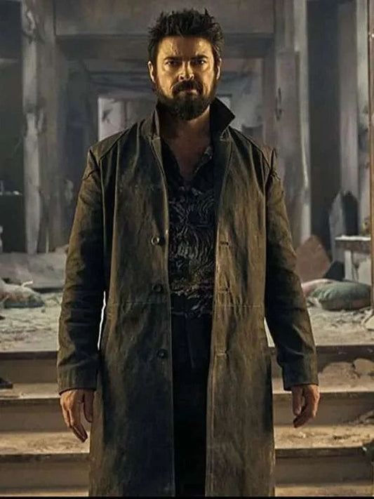 Karl Urban The Boys Billy Butcher Trench Coat Karl Urban The Boys Billy Butcher Trench Coat