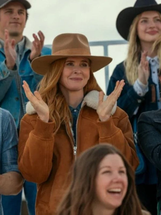 Katherine Walter My Life With The Walter Boys S02 Suede Jacket