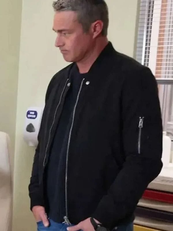 Kelly Severide Chicago Fire S13 Bomber Jacket Black