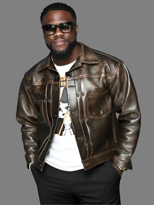  Kevin Hart Fight Night The Million Dollar Heist Leather Jacket