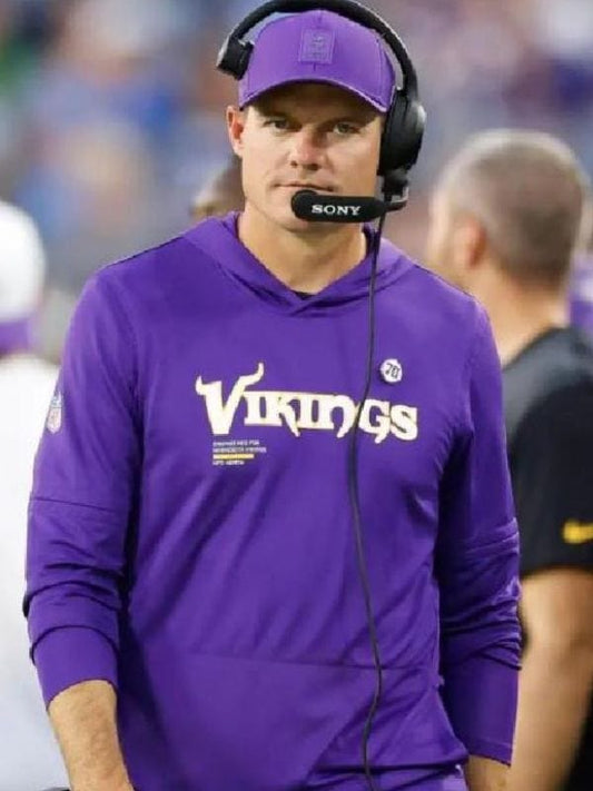 Kevin O'Connell Vikings Purple Hoodie