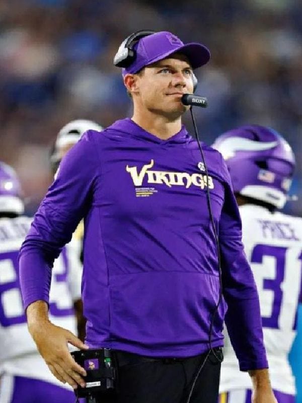 Kevin O'Connell Vikings Purple Hoodie
