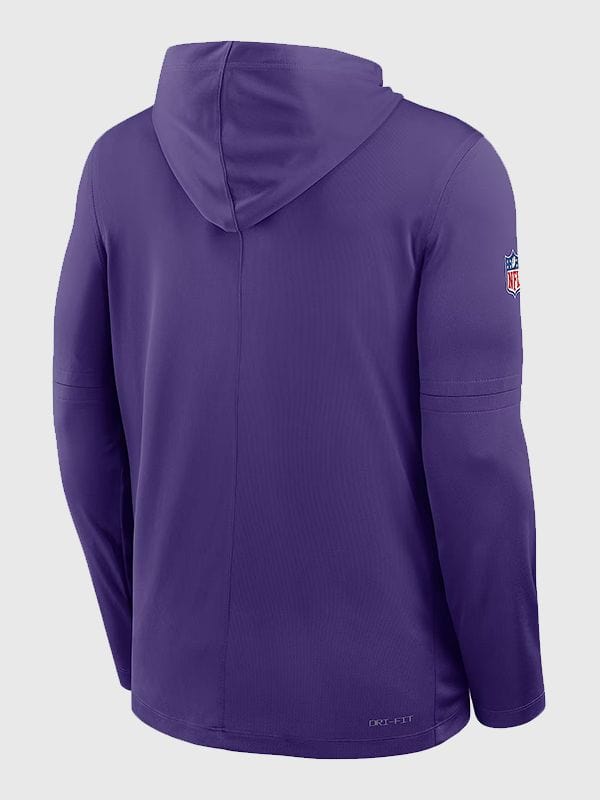 Kevin O'Connell Vikings Purple Hoodie