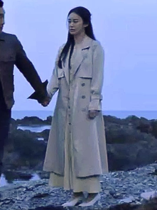 Kim Tae-hee Butterfly S01 Beige Coat