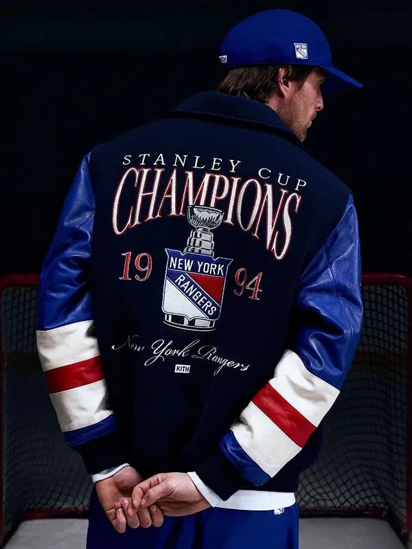 USA製ニューヨークレンジャーズレザースタジャン42HEWITT NHL USA製ニューヨークレンジャーズレザースタジャン42HEWITT NHL