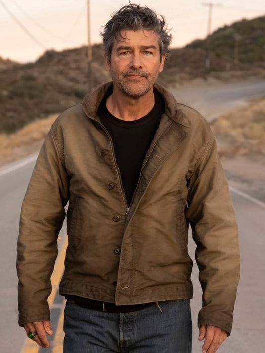 Kyle Chandler Lanterns Brown Jacket