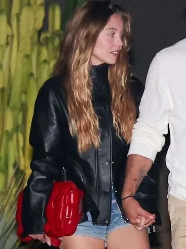 LA Sydney Sweeney 2025 Black Jacket