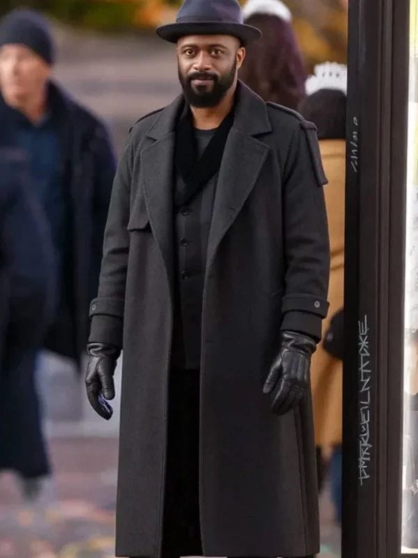 LaKeith Stanfield Play Dirty 2025 Black Coat