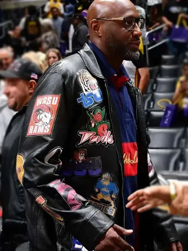 Lamar Odom Lakers Game 2026 Black Leather Jacket