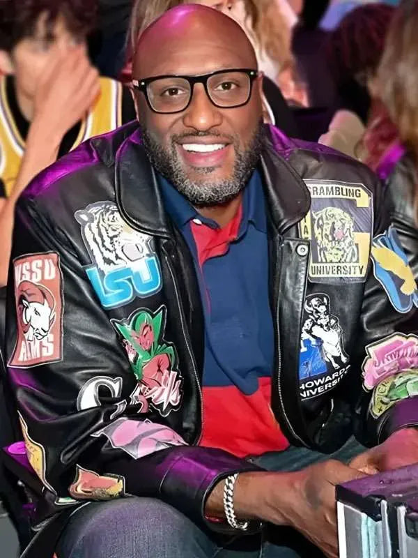 Lamar Odom Lakers Game 2026 Black Leather Jacket